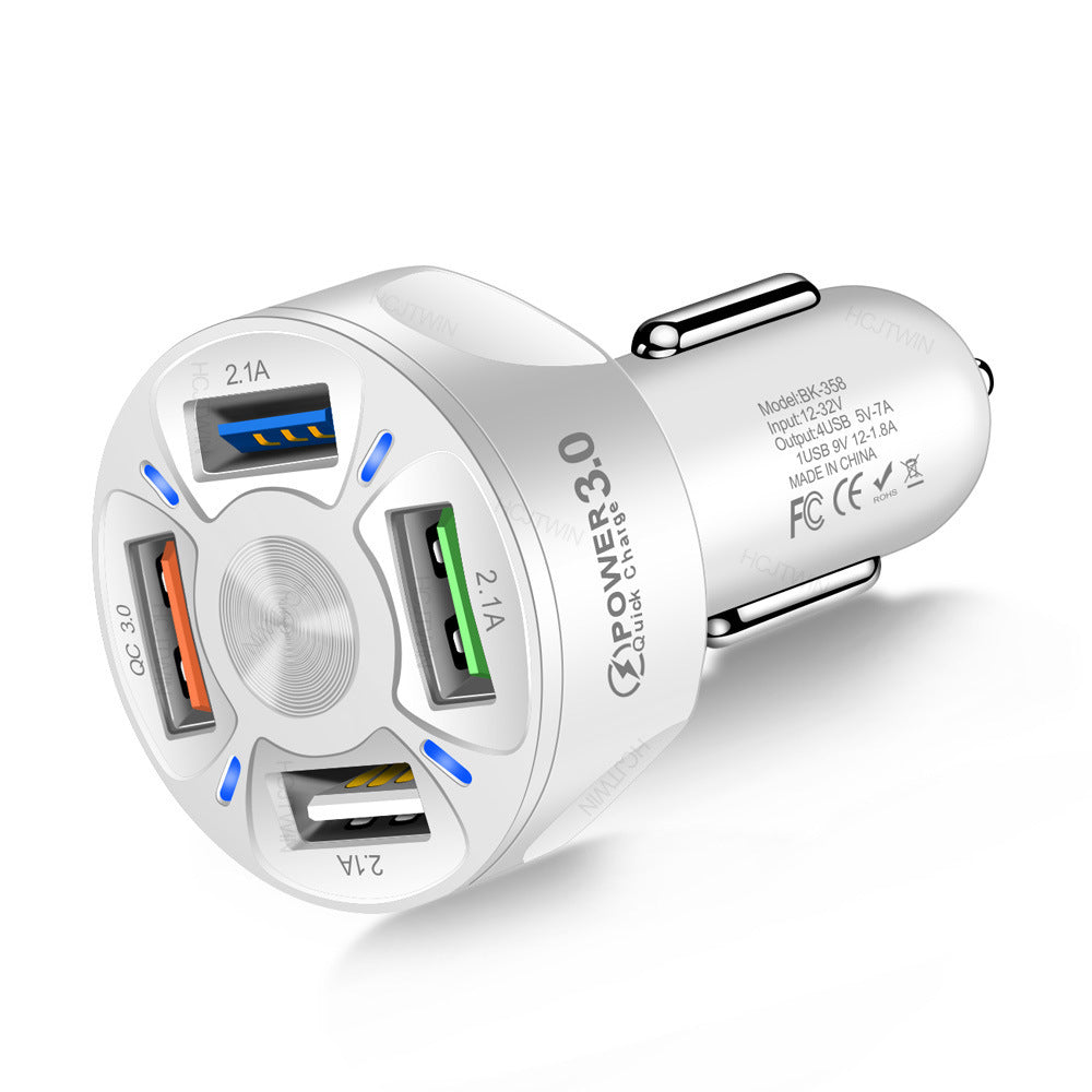Fast Charge Car Charger One For Four